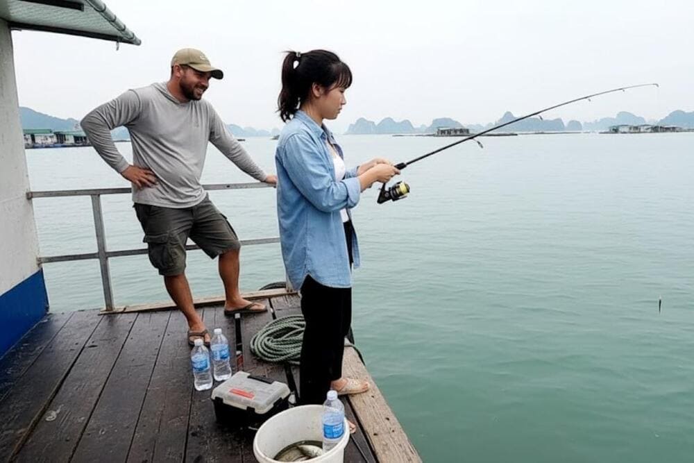 Câu cá ở Vân Đồn